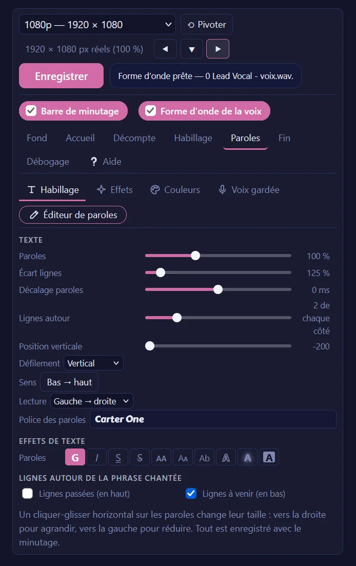 Capture d'écran