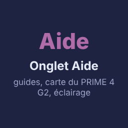 Vignette de l'onglet Aide